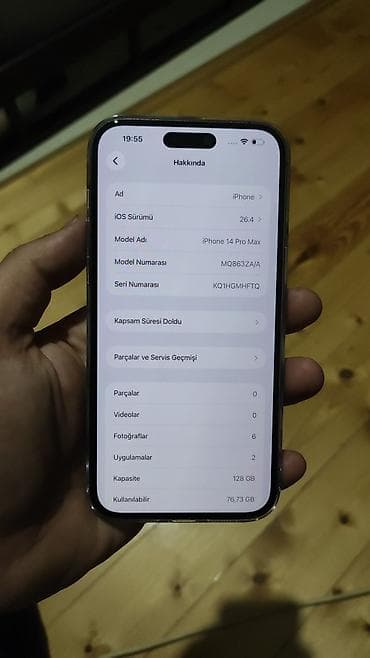 ikinci el 12: IPhone 14 Pro, 128 GB, Deep Purple — 7