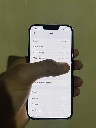 iphone kabro: IPhone 14, 128 GB, Çəhrayı, Zəmanət, Simsiz şarj, Face ID — 7