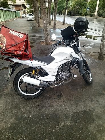 eylec diski: Mototəslimat üçün hazır motosiklet dəsti - Ağ rəngli şəhər — 3