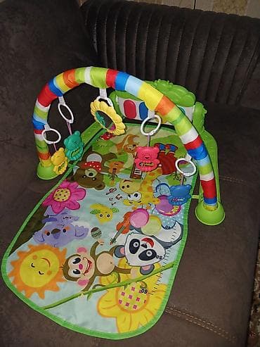 xalc: Yeni kimidi.Tam işlekdir Rəngarəng körpə oyun xalçası və fəaliyyət — 1