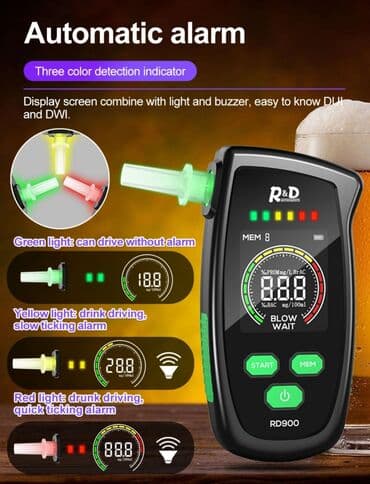 инвалидная коляска цена бу: Alkotester Model: R&D RD900 Spirt detektoru. Peşəkar rəqəmsal — 3