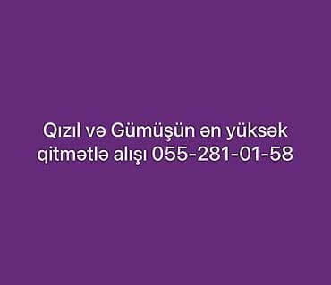 Xidmət: Qızıl və gümüş məmulatlarının alınması Təsvir: - Qızıl və — 1