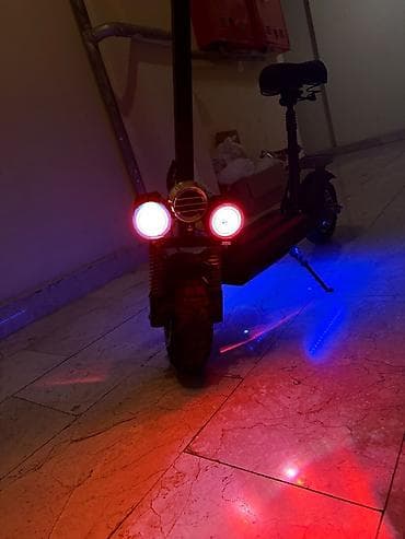 Elektrik nəqliyyatı: Elektrikli skuter – güclü, komfortlu və gecə görünürlüğü yüksək model — 6