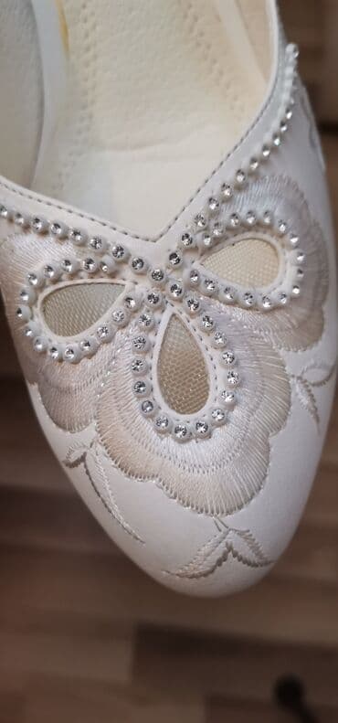 ağ mokasinlər: Tuflilər, Ölçü: 39, rəng - Ağ, Yeni — 4