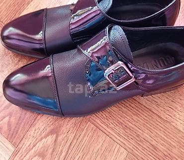 omega qol saatı: Kişi ayaqqabısı – BUNTAR brendi - Model: monk strap (tək qayışlı və — 4