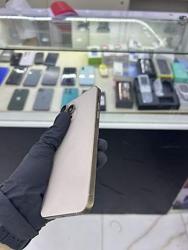 iphone quba: IPhone 11 Pro Max, 256 GB, Qızılı, Zəmanət, Simsiz şarj, Sənədlərlə — 2