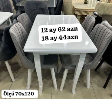 ucuz plastik qapi pencere: Mətbəx üçün, Yeni, Açılmayan, Dördbucaq masa, 4 stul — 1