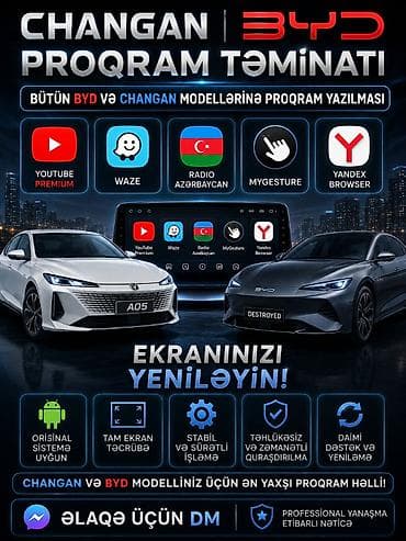 byd gunluk kirayə: Changan və BYD avtomobilləri üçün peşəkar proqram təminatı xidməti — 1