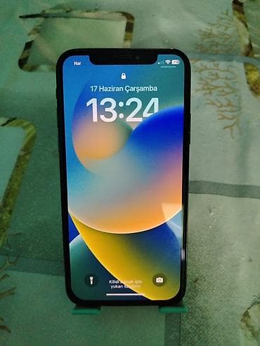 iphone x ikinci el: IPhone X, 64 GB, Qara, Face ID — 1