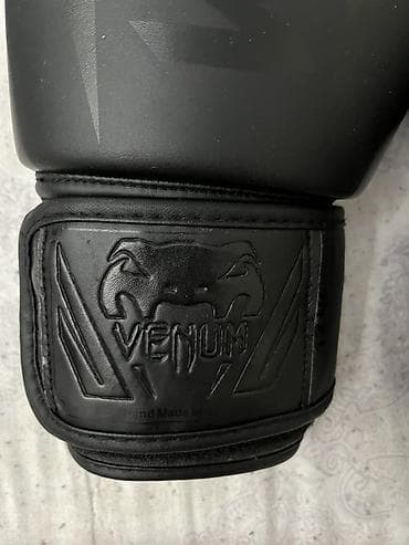 sport: Venum boks əlcəkləri – tam qara, mat dizayn - Brend: Venum - Tip — 2