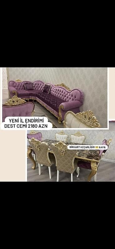 divan sifarisi: *masa desti* *klassik künc divan* ❄️Boyuk fursetler gunu basladi Yeni — 1