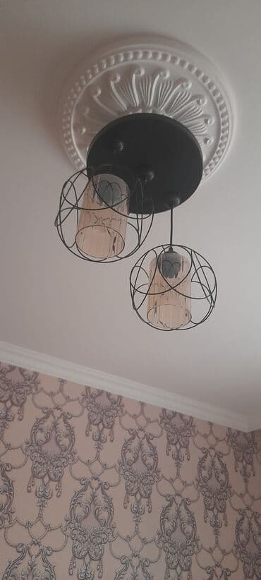 cıraq: Çılçıraq, 2 lampa, Metal — 3