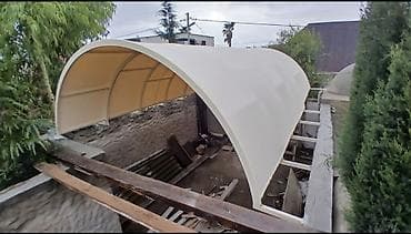 turk soba: Markiz, tent və günbəz kölgə sistemləri – layihələndirmə və quraşdırma — 5