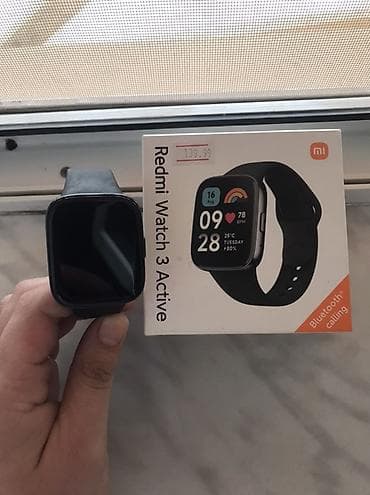 Smart saat, Xiaomi, Sensor ekran, rəng - Qara