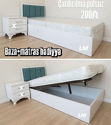Yeni, Təknəfərlik çarpayı, Bazalı, Matras ilə — 1