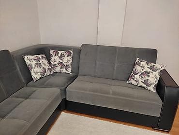 taxta mebel: Künc divan, Divan, Bazalı, Açılan — 3