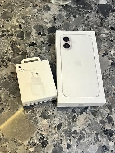 iphone 16 en ucuz: IPhone 16, 128 GB, Ağ, Sənədlərlə — 1