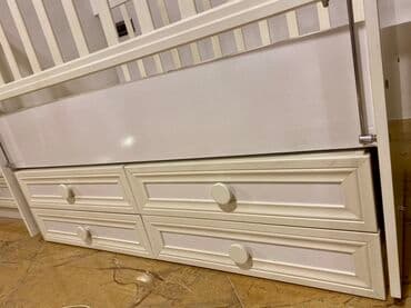 kohnə mebel alışı: Oğlan və qız üçün, İşlənmiş, Beşik, Komod — 4