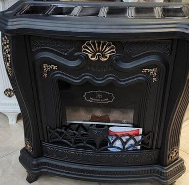 soba radiatoru: Klassik dizaynlı qaz sobası/kamin - Brend yazıları: “SHAYESTEH” — 3