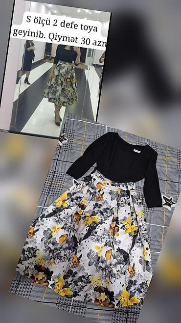 Женская одежда: Qadın geyimləri və hamilə şalvarı – S ölçü 1) Qırmızı don - Rəng — 5