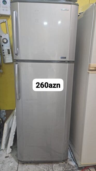 lazne kamere: İşlənmiş 2 qapılı Samsung Soyuducu Satılır, rəng - Gümüşü — 1