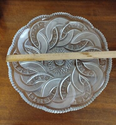 xrustal qablar instagram: Boşqablar, rəng - Ağ, Şüşə — 2