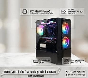 gta yukle: 💻 Güclü Gaming / Workstation PC Satılır 🔹 Prosessor: Intel Xeon — 2