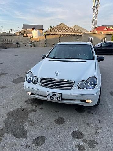 Avtomobil satışı: Mercedes-Benz C-Class (W203) sedan – ağ rəng Xüsusiyyətlər: - — 3