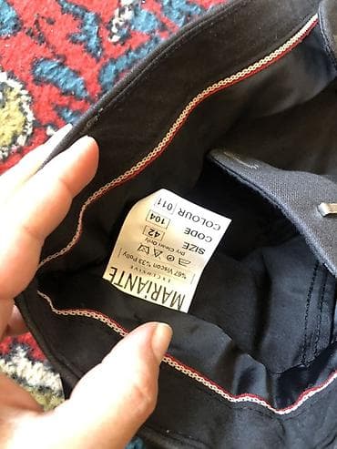 Костюмы: Qara klassik kişi şalvarları - Model: düz kəsim, ütü xətti ön hissədə — 5