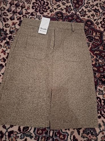 etekler: Tweed tərzli yubka – Bonita - Dizayn: Düz kəsim, dizə yaxın uzunluq — 3