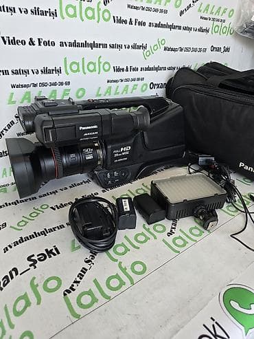 ucuz video kamera: Panasonic MD-H2 Full HD videokamera şəkildə nə varsa üzərində — 3
