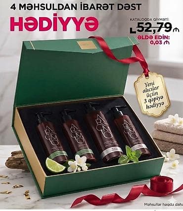 Kosmetik dəst, Faberlic, 4 məhsul