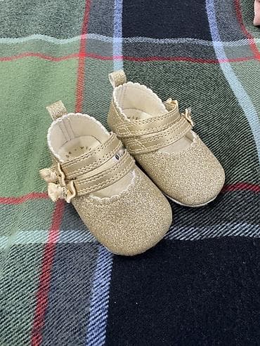 a class makasin: Rəng - Qızılı Baletkalar, Mothercare, Ölçü: 16, Qız üçün — 1