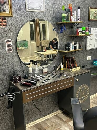 bor maşını: Yeni, Saş kəsimi üçün masa, Güzgülü — 1