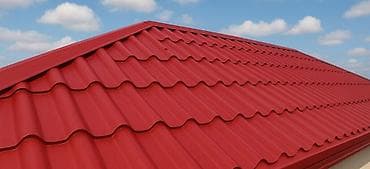 Çerepitsa: Metal dam örtükləri, rəng - Qırmızı, Kredit yoxdur — 1