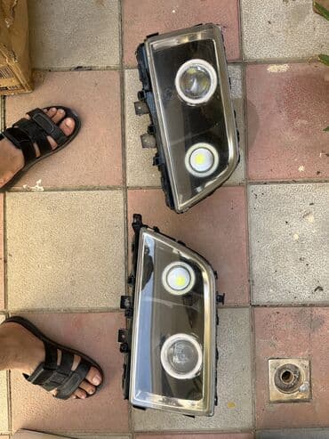 вешалка в прихожую с зеркалом: Комплект, Противотуманные, Mercedes-Benz, 1994 г., Оригинал, Б/у — 1