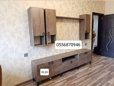 тв стенды в баку: Новый, Прямой ТВ стенд, С полками, Ламинат, Азербайджан — 30