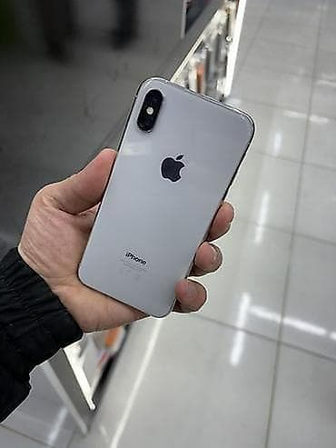 IPhone X, 64 GB, White Titanium, Face ID