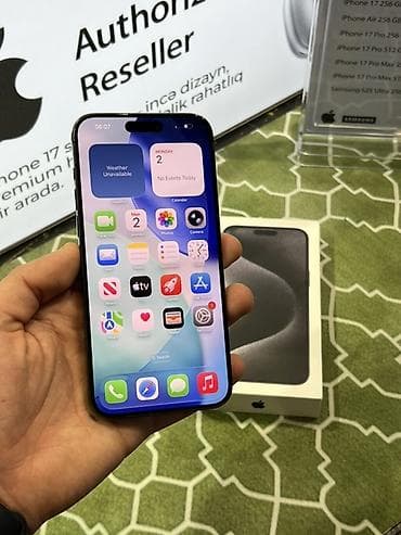 iphone 13 pro max 2 ci el: IPhone 15 Pro Max, Black Titanium, Face ID — 8