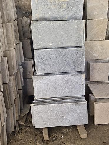 Darvazalar və aksesuarlar: Təbii qaya daşı plitələri – açıq meydançalar, həyət, teras, pilləkən — 9