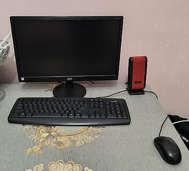 Комплектующие для ПК и ноутбуков: Masaüstü kompüter dəsti Tərkibi: - Sistem bloku: ön paneldə USB — 1