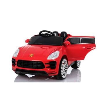 maşınlar uşaq üçün: Elektri̇k maşin porshe rəngi - qırmızı qapıların sayı, ədəd -2 — 1