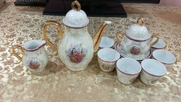 Qəhvə dəsti, rəng - Qızılı — 3