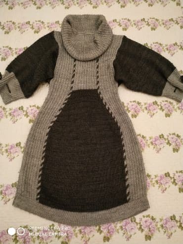 Qalın,isti tunika türk malı,m-l ölçü,uzunluq 90 sm