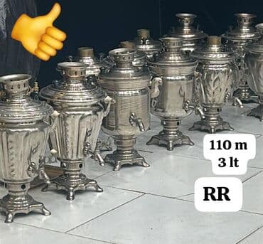 lənkəran çayının qiyməti: 💫Ruhan 3 lt od samovarlari Qiymet 110 azn Uzerinde turba hediyye — 1