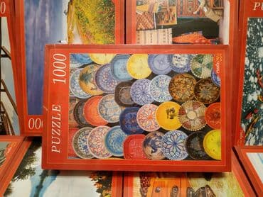 4000 elementli pazllar: Pazl. Puzzle. 1000 hissəli rusiya istehsali pazllar. Hazır yığılmış — 8