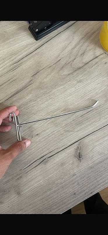 veşilkalar: Mağaza rəfi üçün metal asqı qarmaq - Material: Paslanmayan və ya — 1