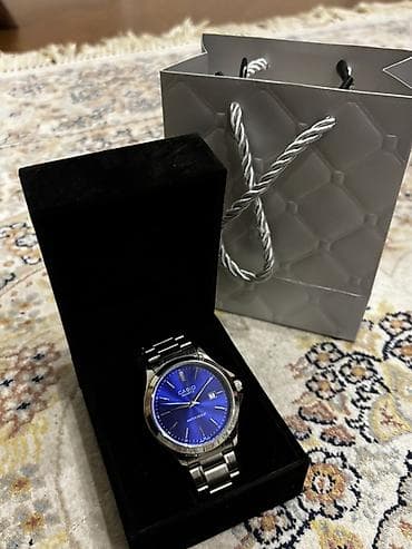 Сумки: Наручные часы, Casio, цвет - Голубой — 1