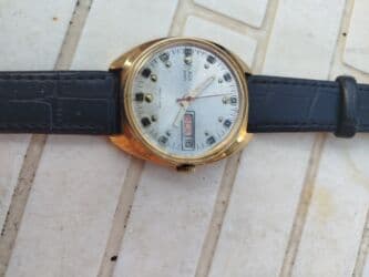 золотые комплекты с бриллиантами в баку: Наручные часы, цвет - Золотой — 7