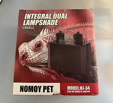 Lampalar: Nomoy Pet Integral Dual Lampshade – Small (Model: NJ-34) İki lampalı — 4